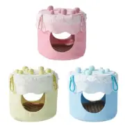 Parrots Nest Bed House Cake Shaped Bird Shelter for Indoor Cage Tent