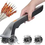 Electric Grill Brush, Stainless Steel BBQ Grill Cleaning Brush & Scraper with Water Reservoir, 360° Rotating Cleaner Brush Heads for Charcoal Grill, Electric Grill