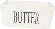 TIDTALEO Ceramic Butter Dish Elegant Rectangle Butter Storage Container for Kitchen for Home Use Storage Box