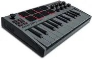 AKAI MPK mini MK3 Professional MIDI Keyboard Controller Gray Mini 25-key USB