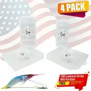 UFISH 4 PK Fishing Storage Box Lure Organizer Fishing Bait Case Jig Tackle Box