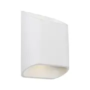 Sarina 2 Light LED Exterior Wall Light White - SARI2EWHT