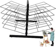 Art Drying Rack,Metal Drawing Paper Drying Rack,Desktop Classroom Drying Rack,Space Saving Rack Suitable for Art Classrooms, Homes and Offices(10th Floor)