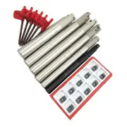 6pc BAP300R 10 12 14 16 17 20 mm CNC milling tool shank + 10pc APMT1135 insert