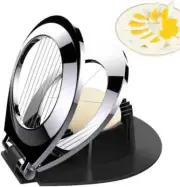 BIBURY Slicer for Hard Boiled Eggs, Egg Cutter Heavy Duty for Strawberry Mushroo