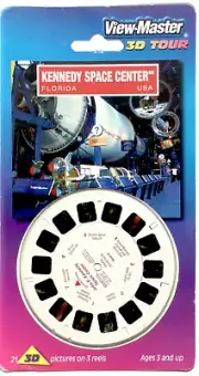 NASA Kennedy Space Center Florida 3d View-Master 3 Reel Packet SEALED