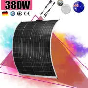 400W 380W Flexible Solar Panel 12V Mono 380 Watt Caravan Camping Battery Charger