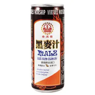 崇德發易開罐黑麥汁250ml