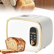 1.32lb Smart Bread Machine, 13-in-1 Automatic Bread Machine Stainless Steel with Ceramic Pan,15h Timer&1h Keep Warm, with Intelligent Temperature Controlsourdough, 400w Bread Maker Machine