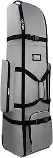 Travel Golf Bags with Wheels for Airlines | Golf Aviation Bag with Wheels Travel Cover - Waterproof Foldable Outdoor Luggage Storage Accessories for Coworkers Family Friends