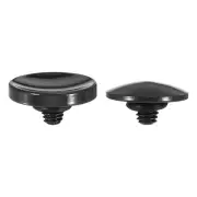 Soft Shutter Release Button Pure Copper Camera Shutter Button, Black 2pcs