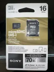 Sony Micro SD Card SDHC UHS-I MemoryCard 16GB