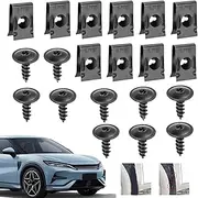 Mwqpgyh Automotive Screws and Clips - Vehicle Clips and Screws Set,Fastening Repair Accessories Rustproof for RVs Trucks Interior Trim Door Panel Bumper