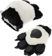 [Abaodam] 2pcs Gloves Thermal Gloves Cosplay Outfits Animal Costume Plush Animal Gloves Cat Paws Cosplay Mittens