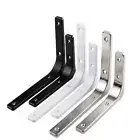 Stainless Steel L Shaped Wall Mounted Shelf Brackets Reinforcement Wall Support