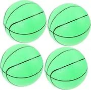 ERINGOGO 15cm Glow-in-The-Dark Basketball Toy for Boys and Girls 1 Set with Inflator Sports Entertainment Perfect for Beach Pool Playground Fun for Family Friends