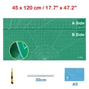 45cm x 120cm Cutting Mat Self Healing Reversible Multi Purpose Craft Supply