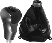Alipis 1 Set Gear Shift Knob Dust Boot Cover for Civic Dx Ex Lx Manual Gear Shift Lever Handle Head Easy Installation for Smooth Shifting Speed Design