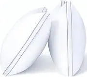 viewstar Pillows Queen Size 2 Pack, Hotel Quality, Cooling Down Alternative Gusseted Bed Pillows for Side, Back, or Stomach Sleepers, Soft and Supportive for Sleeping, Machine Washable, White