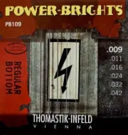 Thomastik Infeld PB109 Power Brights Electric Guitar Strings; gauges 9-42