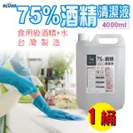 【超取限一桶】 【現貨】75%消毒酒精👍 乙醇 消毒 4000CC 防疫 消毒 殺菌 乾洗手 (非藥用)