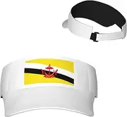 [Generic] National Emblem of Brunei Sun Visor Hats Bruneian Sunscreen Visor Cap for Sport Beach Tennis Golf Running Hiking