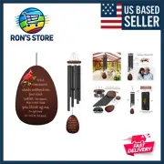 Classic 35" Cardinal Wind Chimes - Perfect Sympathy Gift for Loss of Loved Ones