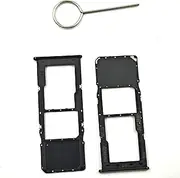 Single SIM Tray for Samsung Galaxy A32 SM-A325F SM-A325M with SIM Eject Tool Black