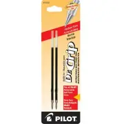 77229 Pilot Dr. Grip Retractable Pen Refill, Medium Pt, Red Ink, 3 Packs of 2