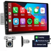 Single Din Apple Carplay Car Stereo with Android Auto, podofo 9" HD Touchscre...