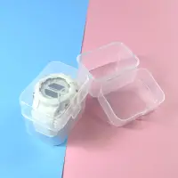 在飛比找蝦皮購物優惠-透明手錶盒塑料盒收納盒