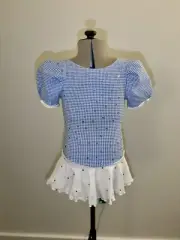 Del Arbour “Dorothy” Figure Skating Competition Dress - Wizard of Oz Child 4-6