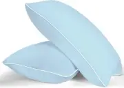 Bed Pillows for Sleeping- Soft Density, Queen Size Set of 2, Cooling Hotel Qu...