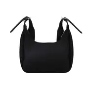 Fashion Crescent Messenger Bag PU Leather Women Solid Color Simple Travel Shoulder Crossbody Handbag Pouch