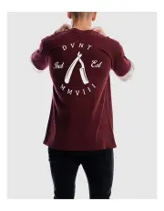 [DVNT] Rough Cuts Tee in Burgundy