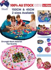 Kids Play Mat Bag Portable Toy Storage Organizer Lego Toys BrikBag S45CM, L150cm