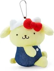 Sanrio 805742 Pompompurin Mascot Holder Hello Everyone! Pompomurin 4.7 x 5.1 x 4.3 inches (12 x 13 x 11 cm), Character