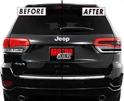 PreCut Vinyl Smoke Tint for 2014-2021 Jeep Grand Cherokee Tail Light (2. Full Cutout Kit, 20% Dark Smoke)