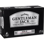 [Jack Daniels] Jack Daniels Gentleman Jack & Cola Can 375mL