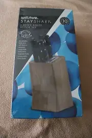WILTSHIRE - Staysharp : 6 Piece Knife Block Set (5 knives and block)