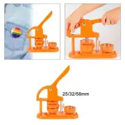 Button Maker Machine Punch Press Pin Maker for Father's Day Party Home