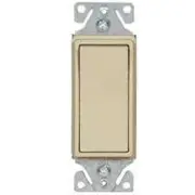 NEW EAGLE 6613-V DECORATOR 3 WAY LIGHTED ROCKER SWITCH