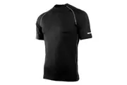 Rhino Mens Sports Base Layer Short Sleeve T-Shirt (Black Heather) - UTRW1277