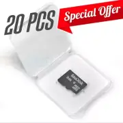 Lot of 20 MicroSD Card Protect Plastic Holder Jewel Case only (No Memory Card)