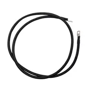 1.5m 4AWG Connector Cable Power Wire Black M8 Lug On Both Ends Superior Corrosion Resistance Inverter Car RV Marine