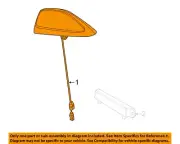 CHRYSLER OEM 10-20 1500,Commander Electrical Antenna-Antenna 68366536AA