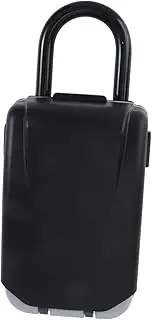 FOYTOKI 1pc Portable Weatherproof Key Case Hanging Key Box for Home Entryway Easy to Install Gray