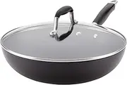 Anolon Advanced Home Non stick 30cm Covered Ultimate Pan, Frying pan, Pots and Pans, Oven Safe, Onyx with Lid