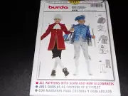 BURDA #2461 - BOYS MOZART - MUSKETEER - FRENCH PRINCE COSTUME PATTERN 6-12 FF