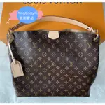 LV 路易威登 GRACEFUL PM 手提包 斜挎包 肩背包 M43700手提包 肩背購物袋 肩背